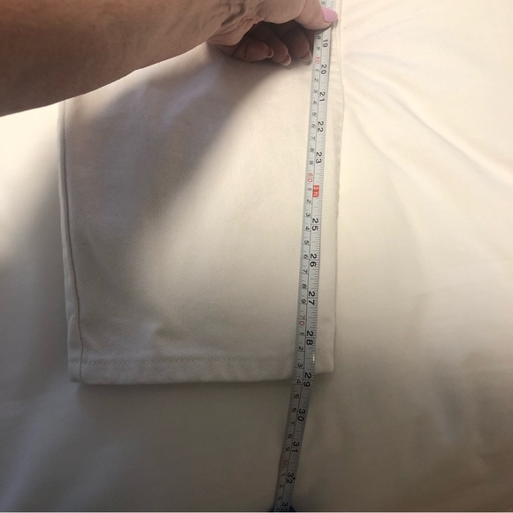 🌟Host Pick🌟Faded Glory Size 16 White Denim 100% Cotton Jeans - Picture 9 of 13